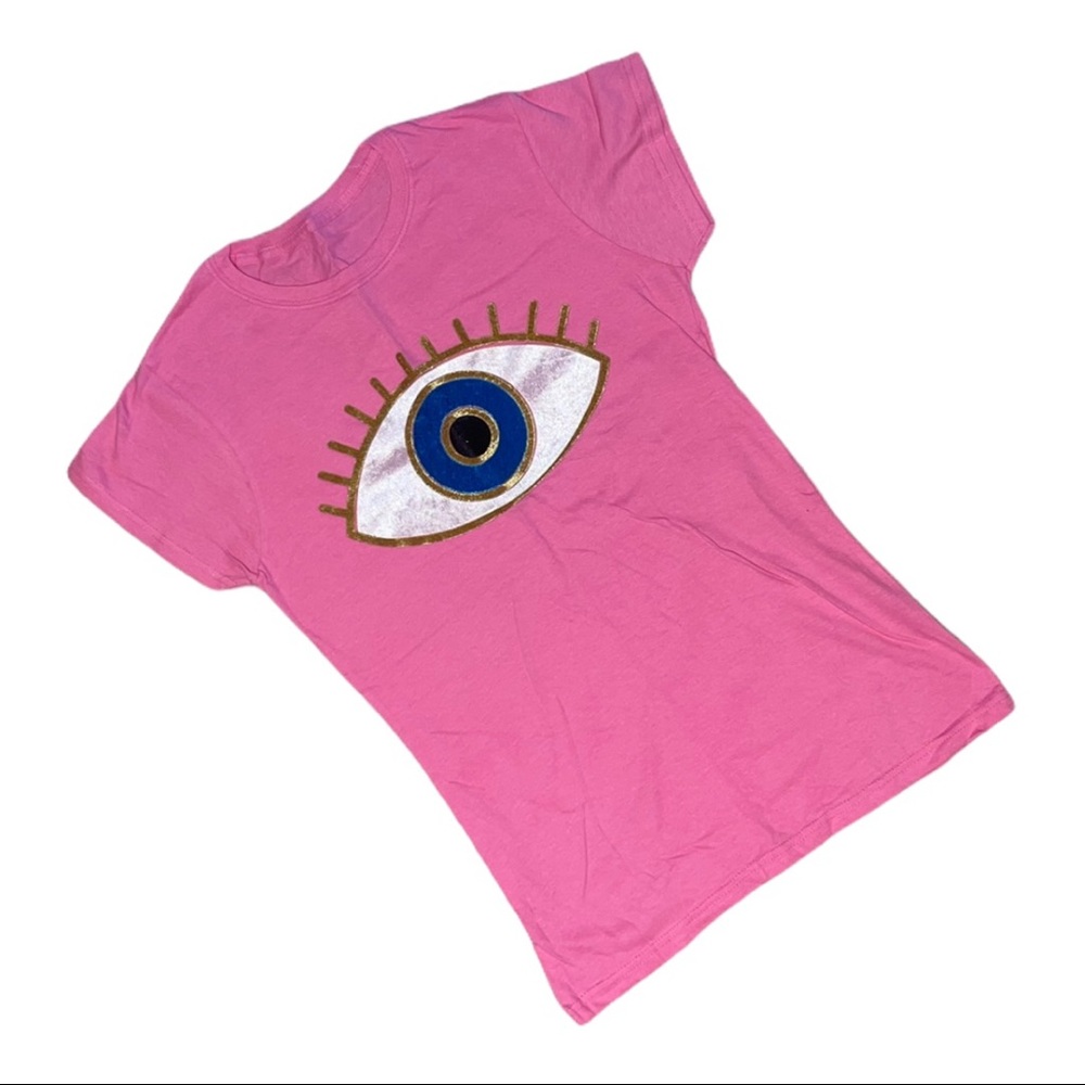 Never used Pink Evil Eye T-shirt